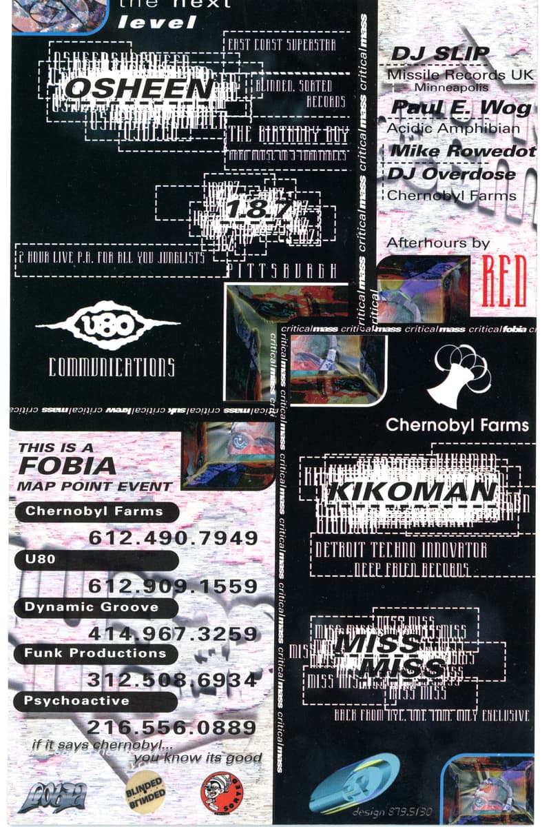Osheen, DJ Slip, Kikoman, DJ Overdose, Mike Rowedot - at Chernobyl Farms - Minneapolis, MN