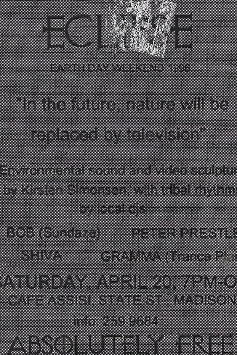 Shiva, Kirsten Simonsen, PETER PRESTLEY, GRAMMA (Trance Plants), BOB (Sundaze) - at Cafe Assisi - Madison, WI - Apr 20, 1996