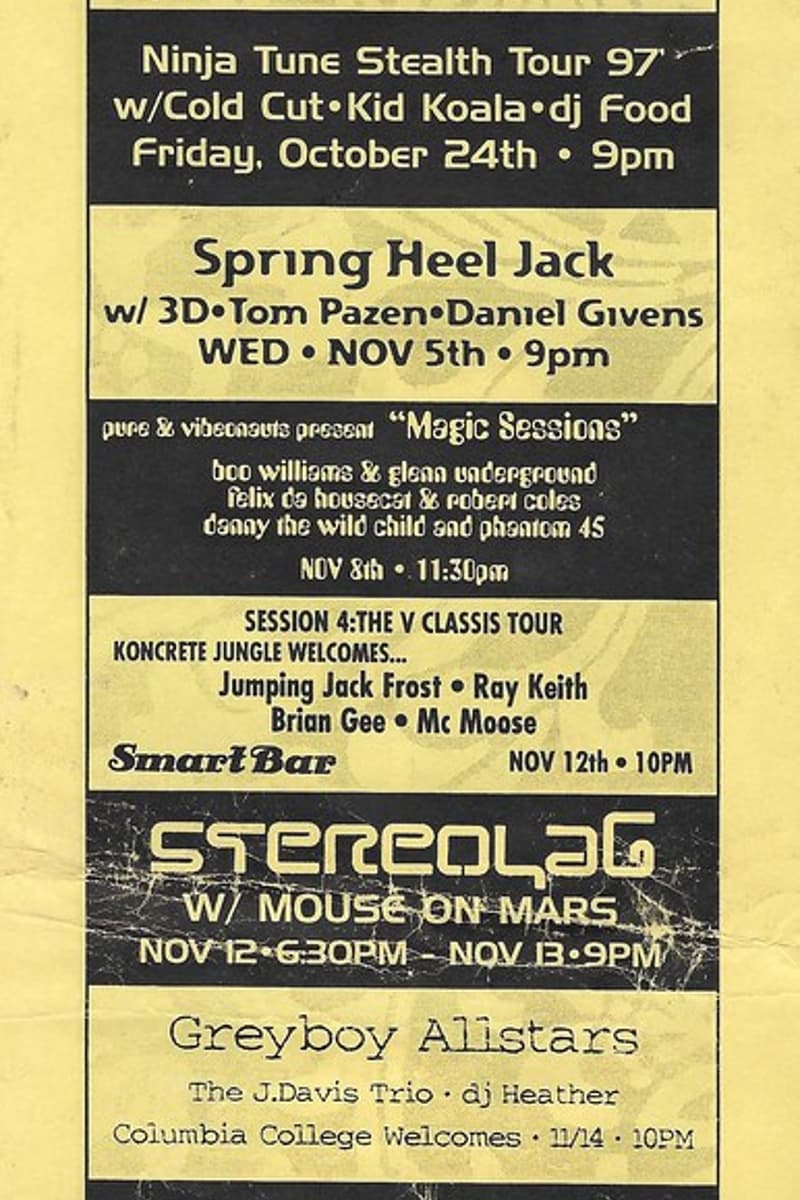 Spring Heel Jack, Greyboy Allstars, Phantom 45, Robert Coles, Cold Cut - Chicago, IL