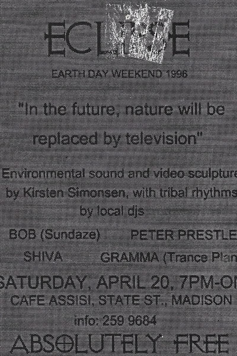 Shiva, Kirsten Simonsen, PETER PRESTLEY, GRAMMA (Trance Plants), BOB (Sundaze) - at Cafe Assisi - Madison, WI - Apr 20, 1996