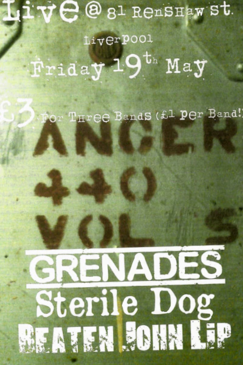 Grenades, Sterile Dog, Beaten John Lip - at 81 Renshaw St - Liverpool - May 19, 2017