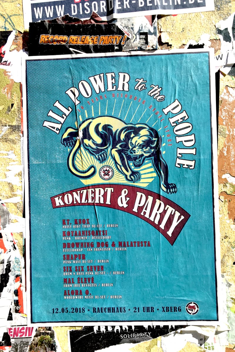 Mal Élevé, Shapur, KT. Knox, Alora O., Drowning Dog & Malatesta - at Rauchhaus - Berlin (Kreuzberg / Xberg) - May 12, 2018