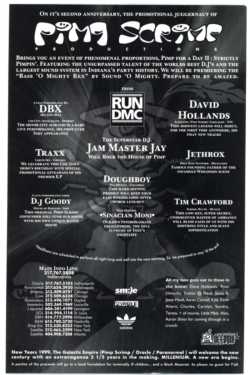 Tim Crawford, TRAXX, David Hollands, Run DMC, Jethrox - at The Galactic Empire - Indianapolis, IN