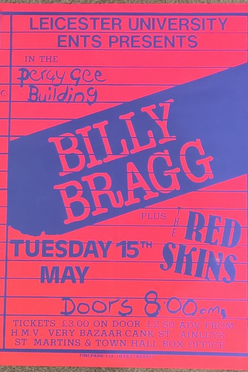 The Redskins, Billy Bragg - at Percy Gee Building, Leicester University - Leicester - May 15, 1984