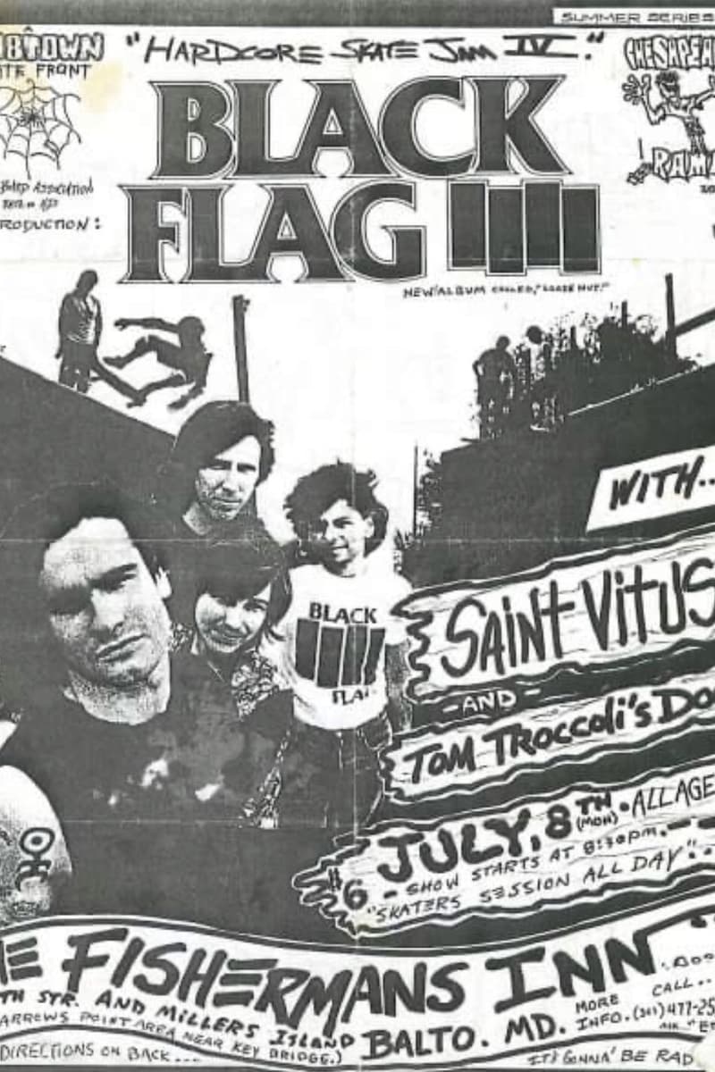 Black Flag, Saint Vitus, Tom Troccoli's Dog - at The Fishermans Inn - Baltimore, MD