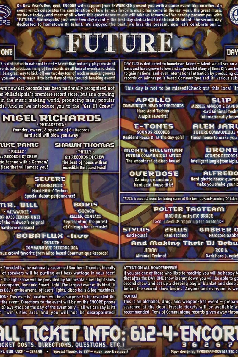 Shawn Thomas, Polter Tagteam, Apollo, Zelus, Alex Jaruis - Twin Cities / Minneapolis, MN - Dec 31, 1996