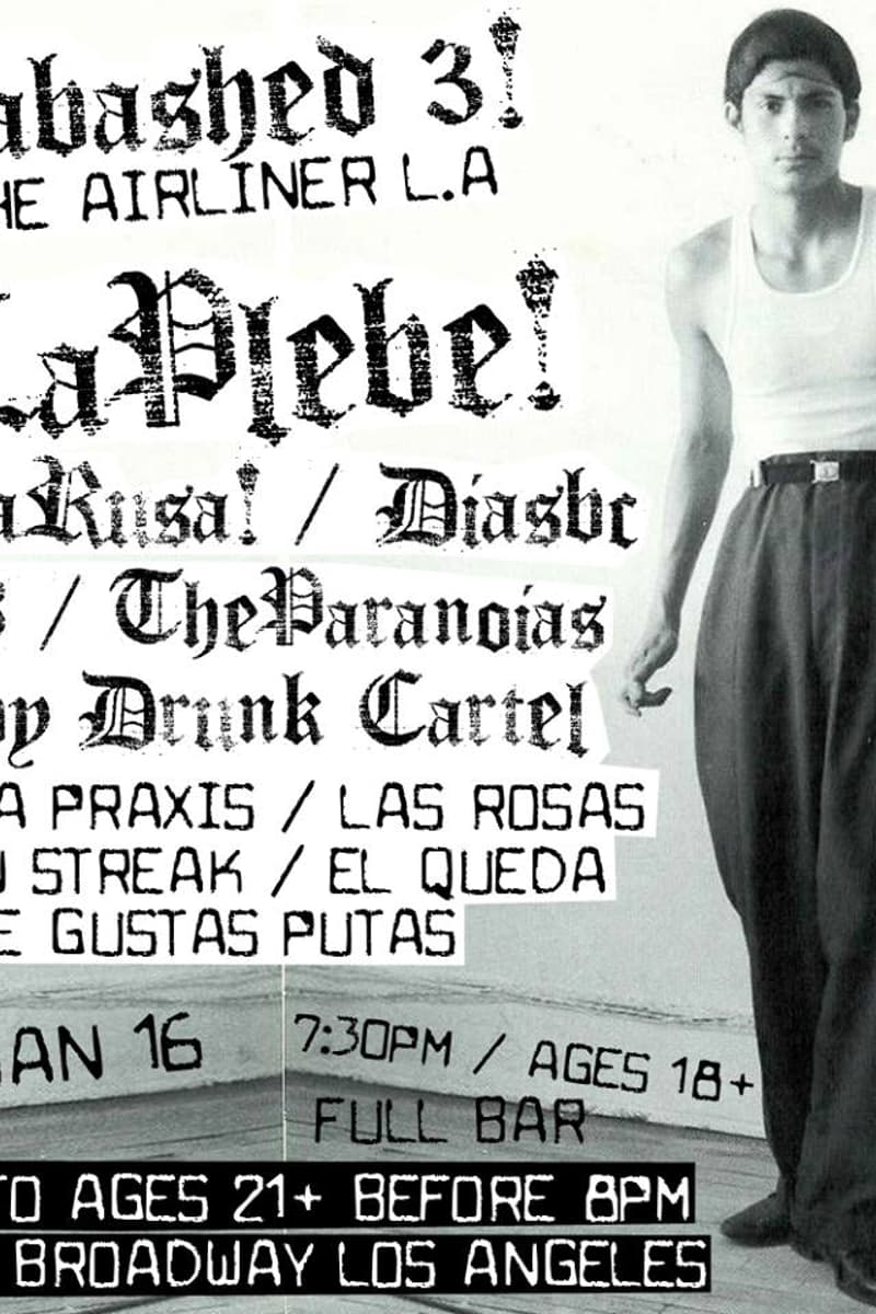 The Paranoias, Green Streak, Sistema Praxis, Diasbc, La Plebe - at The Airliner LA - Los Angeles, CA - Jan 16, 2015