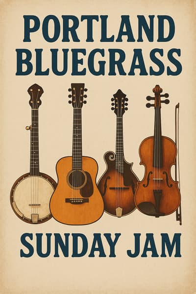 Portland Bluegrass Sunday Jam May 10, 2026 Portland