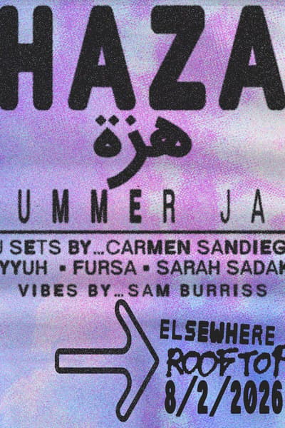Haza Summer Jam Aug 2, 2026 Brooklyn