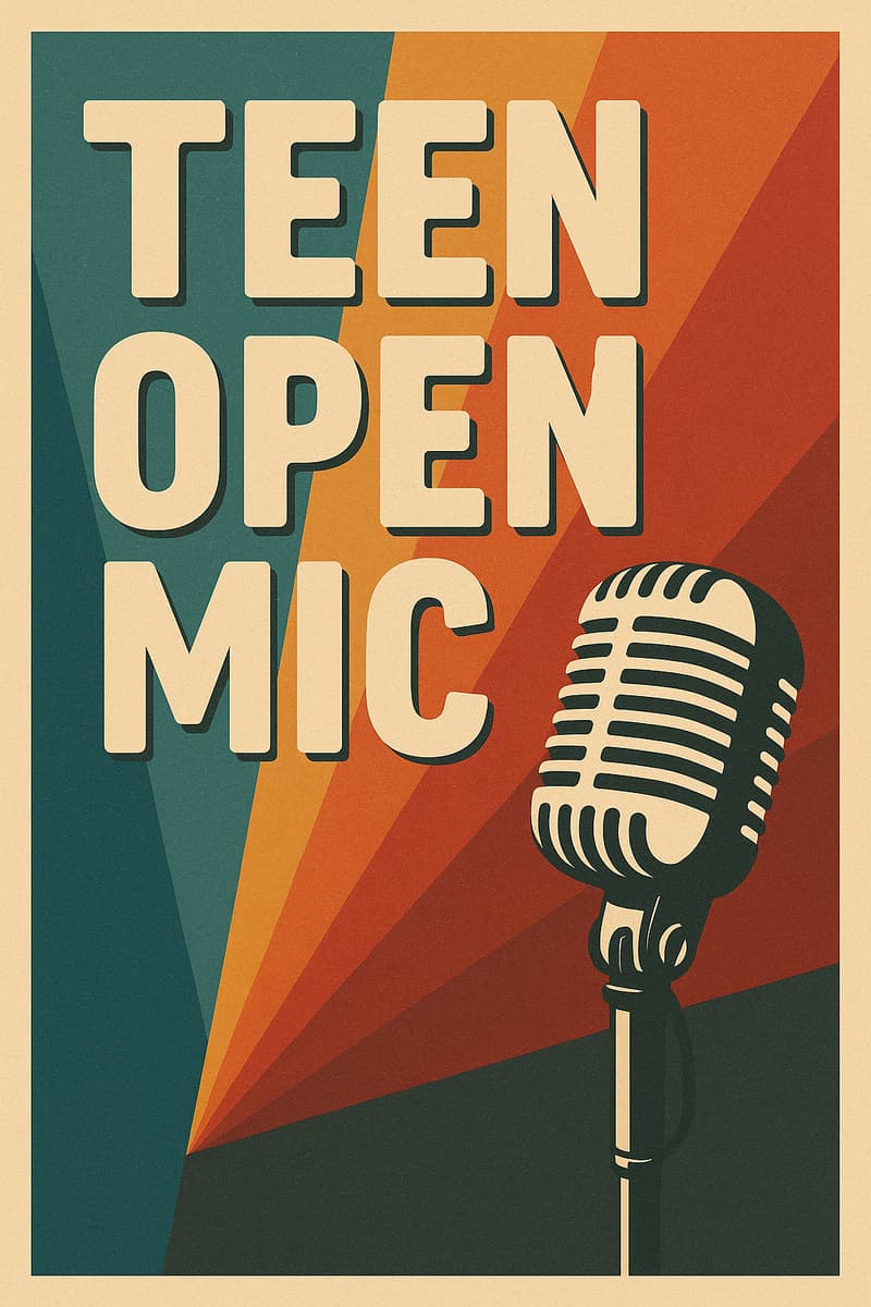 Open Mic for Teens and Young Adults - Portland, OR - May 6, 2026