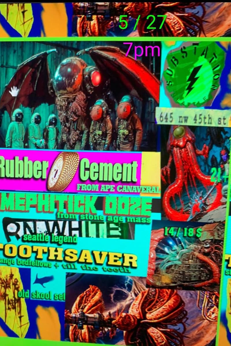 Rubber ()) Cement + More - Seattle, WA - May 27, 2026