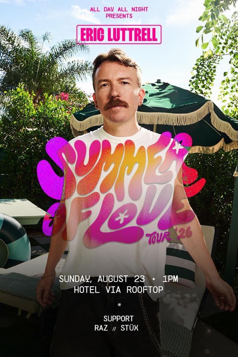 ERIC LUTTRELL at The Hotel VIA Rooftop - San Francisco, CA - Aug 23, 2026