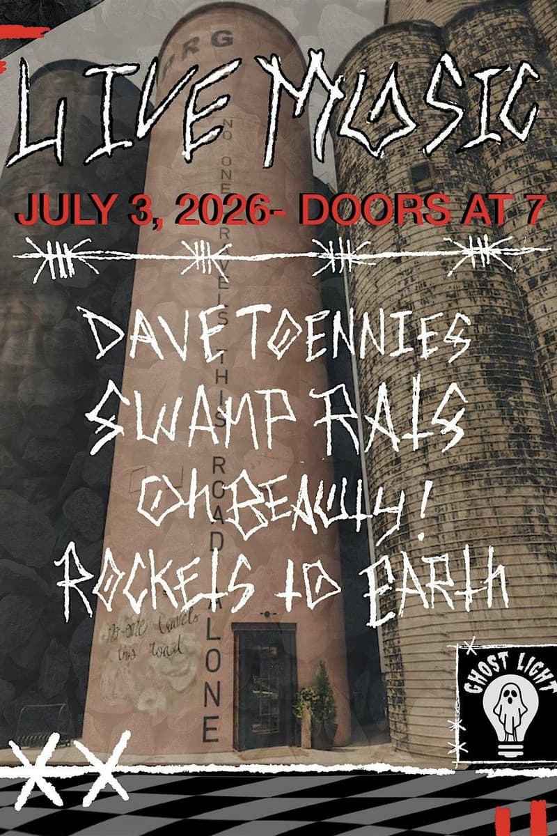 Oh Beauty!, Swamp Rats, Dave Toennies, Rockets To Earth @ Ghost Light - Hamtramck, MI - Jul 3, 2026