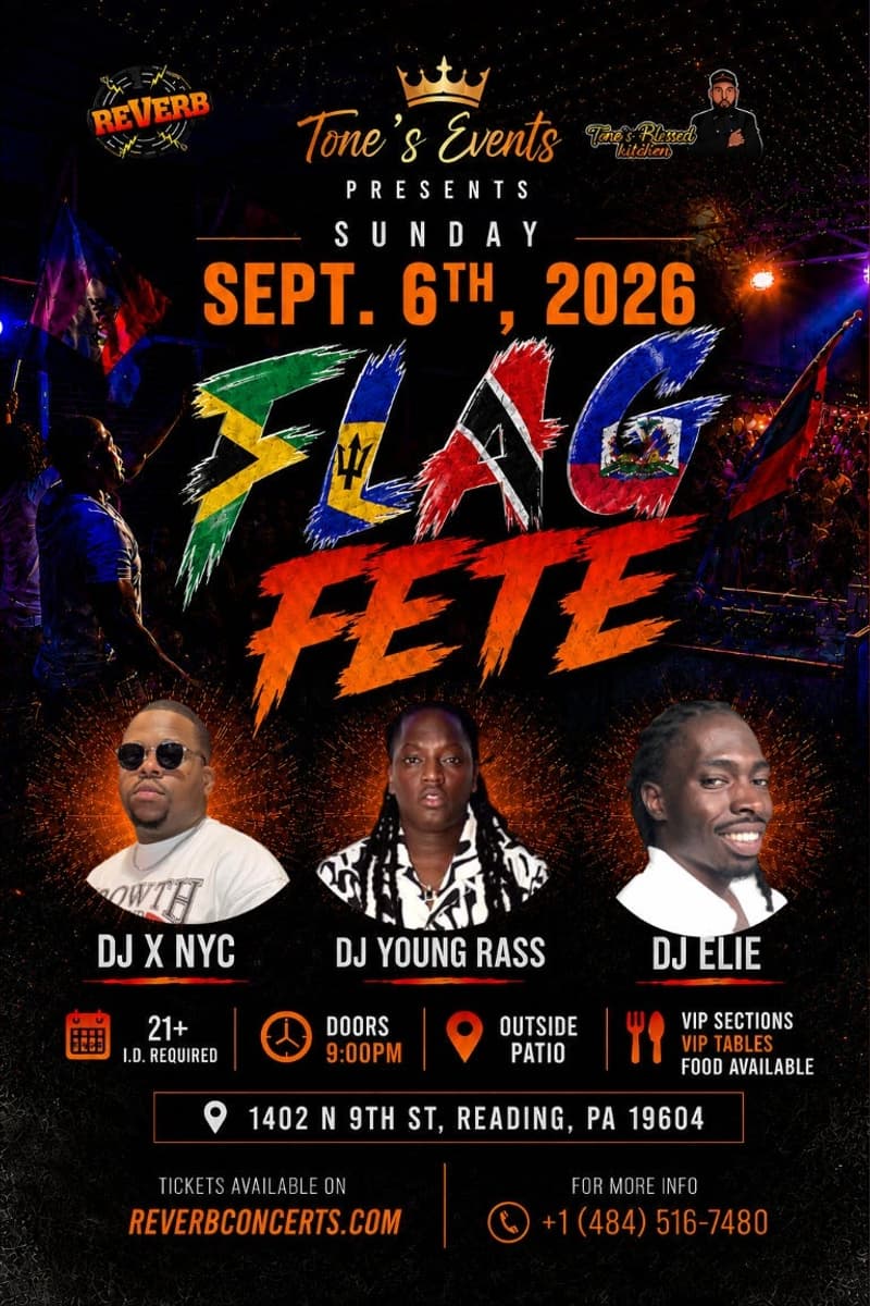 Flag Fete - Reading, PA - Sep 6, 2026