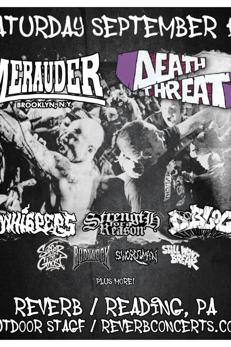 Merauder, Death Threat, Whispers, Strength for a Reason, D Bloc - Reading, PA - Sep 12, 2026